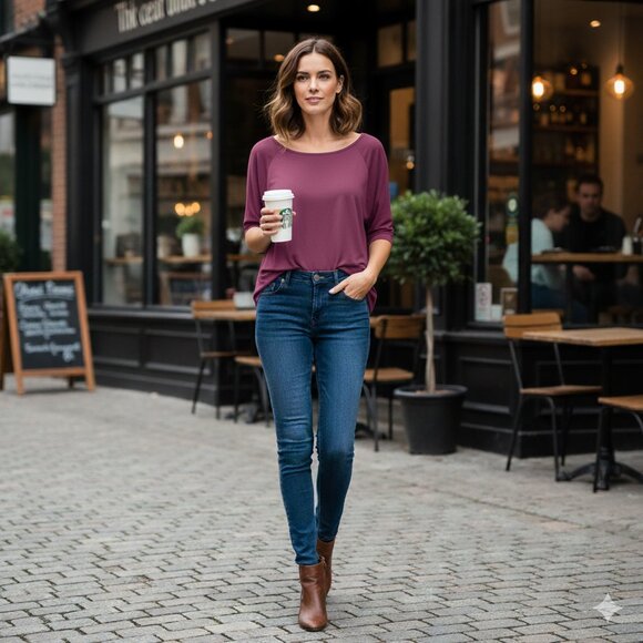 LulaRoe size xsmall purple Irma top - Picture 1 of 4